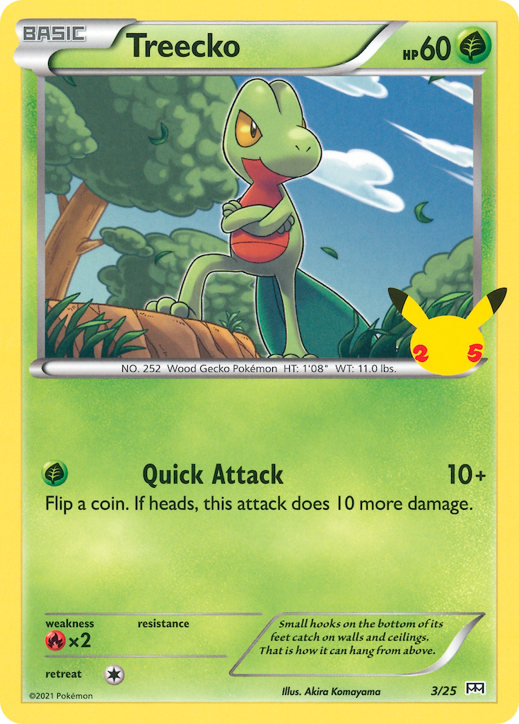 Treecko (3/25) [McDonald's 25th Anniversary] | Good Games Adelaide SA
