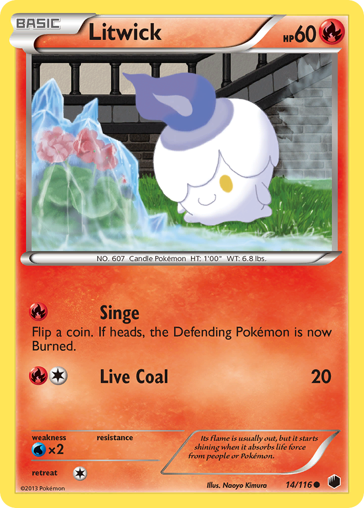 Litwick (14/116) [Black & White: Plasma Freeze] | Good Games Adelaide SA
