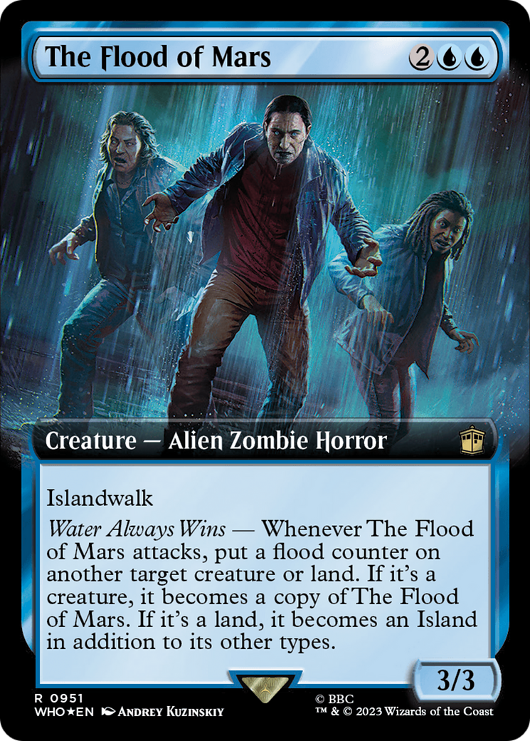 The Flood of Mars (Extended Art) (Surge Foil) [Doctor Who] | Good Games Adelaide SA