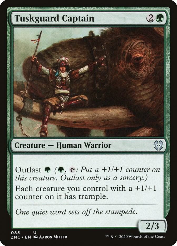 Tuskguard Captain 85 (Commander: Zendikar Rising)  | Good Games Adelaide SA