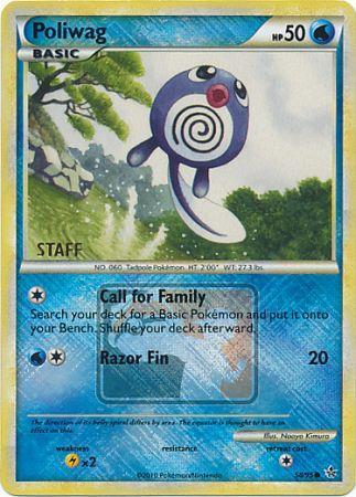 Poliwag (58/95) (League Promo Staff) [HeartGold & SoulSilver: Unleashed] | Good Games Adelaide SA