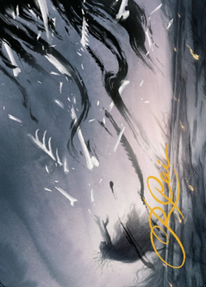 Shadow Prophecy Art Card (Gold-Stamped Signature) [Dominaria United Art Series] | Good Games Adelaide SA