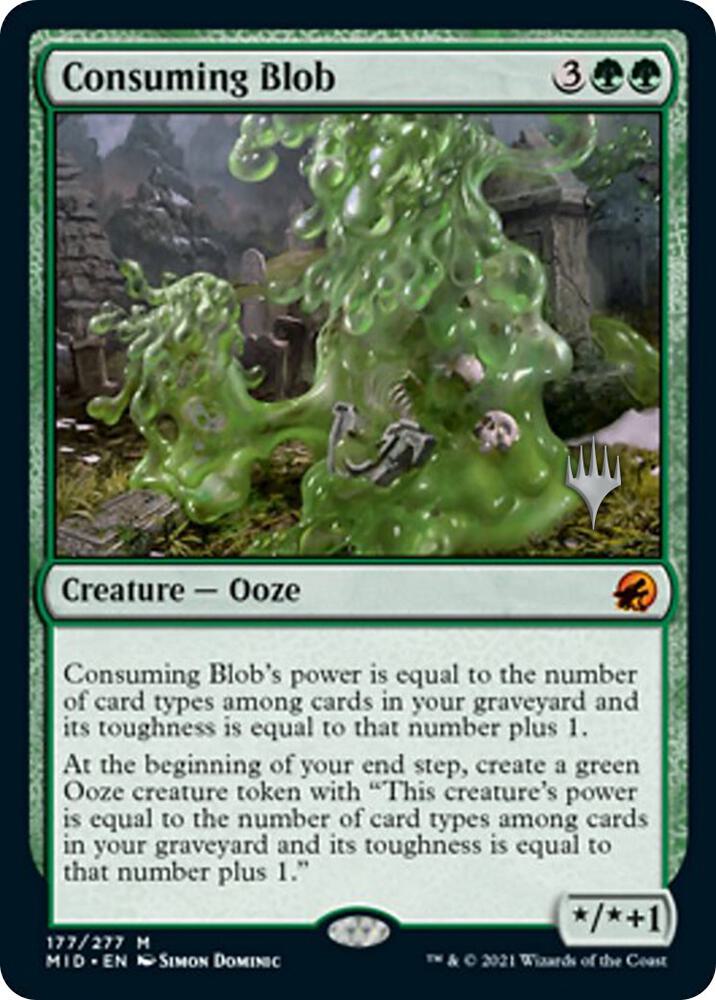 Consuming Blob 177p/171 (Promo Pack: Innistrad: Midnight Hunt)  - Foil | Good Games Adelaide SA