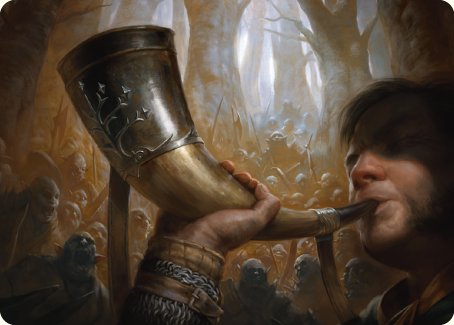 Horn of Gondor Art Card [The Lord of the Rings: Tales of Middle-earth Art Series] | Good Games Adelaide SA