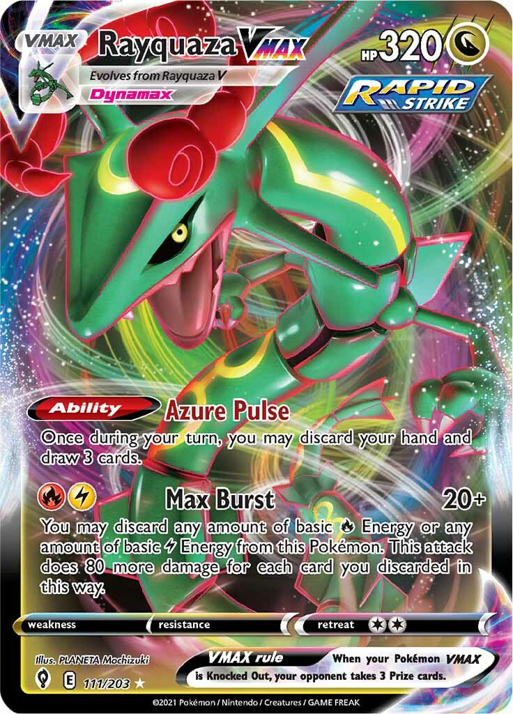 Rayquaza VMAX (111/203) [Sword & Shield: Evolving Skies] | Good Games Adelaide SA