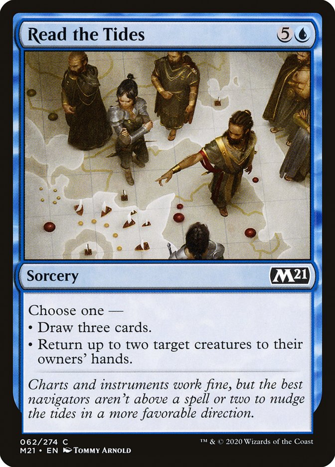 Read the Tides [Core Set 2021] | Good Games Adelaide SA