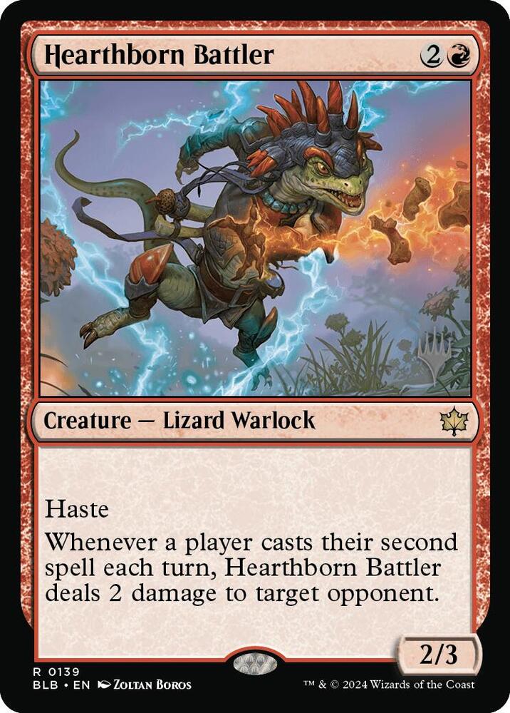 Hearthborn Battler 139 (Promo Pack: Bloomburrow)  - Foil | Good Games Adelaide SA