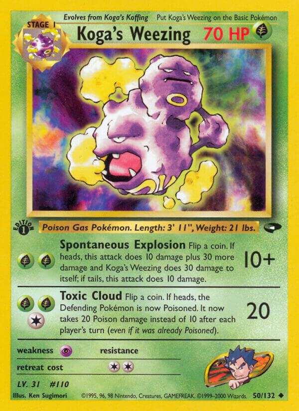 Koga's Weezing 050/132 (Gym Challenge)  - 1st Edition | Good Games Adelaide SA