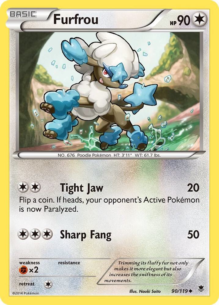 Furfrou 90/119 (XY - Phantom Forces)  | Good Games Adelaide SA