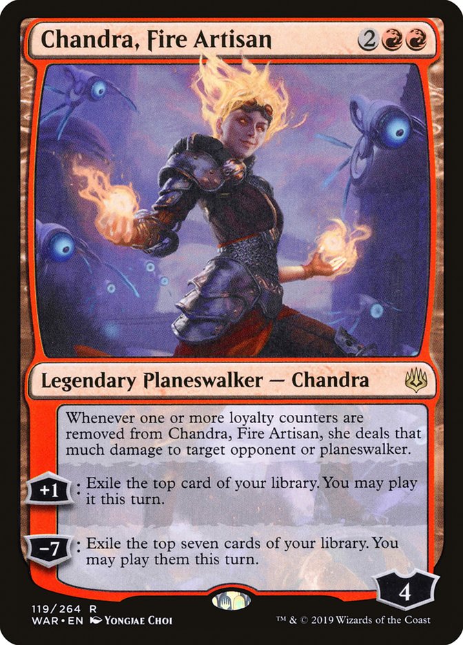Chandra, Fire Artisan 119 (War of the Spark)  | Good Games Adelaide SA
