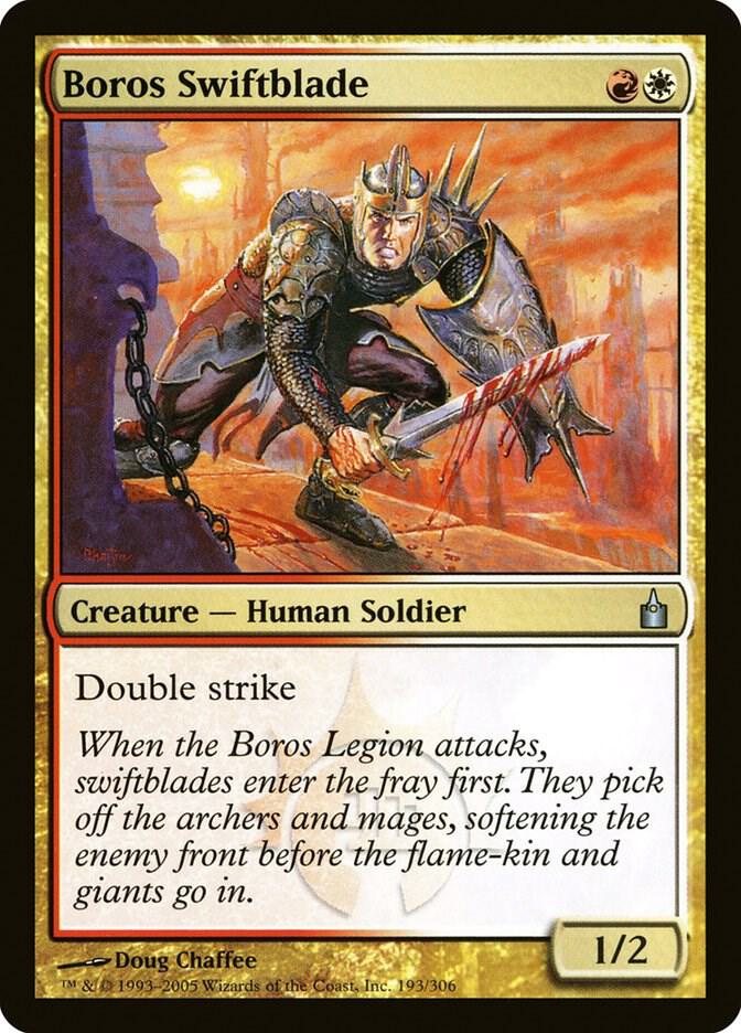 Boros Swiftblade 193 (Ravnica: City of Guilds)  - Foil | Good Games Adelaide SA