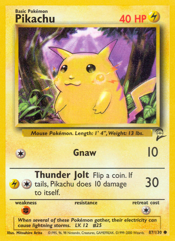 Pikachu (87/130) [Base Set 2] | Good Games Adelaide SA