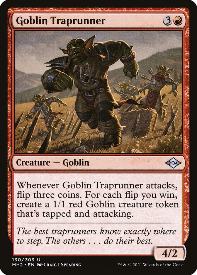 Goblin Traprunner 130 (Modern Horizons 2)  | Good Games Adelaide SA
