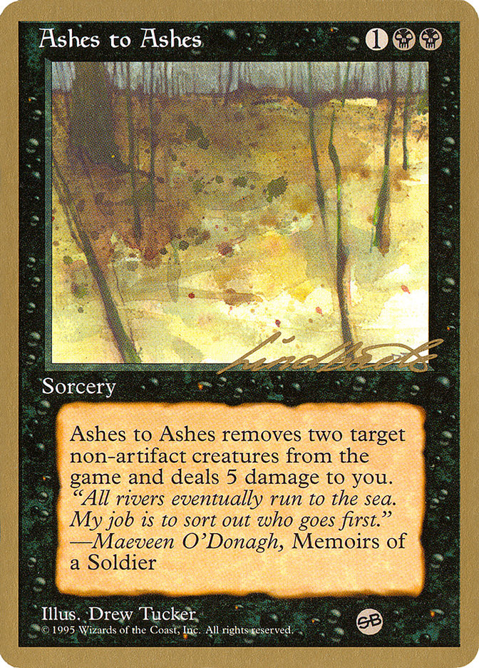Ashes to Ashes (Leon Lindback) (SB) [Pro Tour Collector Set] | Good Games Adelaide SA