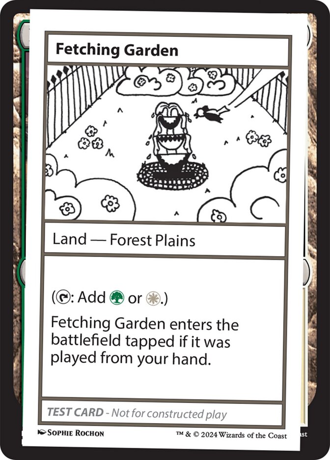 Fetching Garden  (Mystery Booster 2 Playtest Cards)  | Good Games Adelaide SA