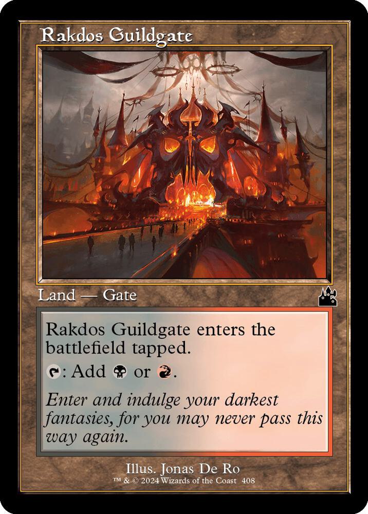 Rakdos Guildgate 408 (Ravnica Remastered)  | Good Games Adelaide SA