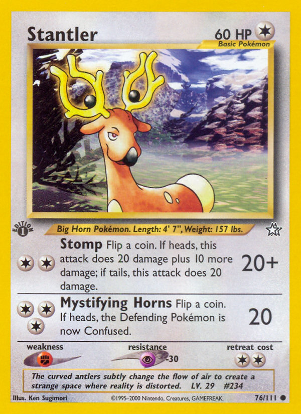 Stantler (76/111) [Neo Genesis 1st Edition] | Good Games Adelaide SA