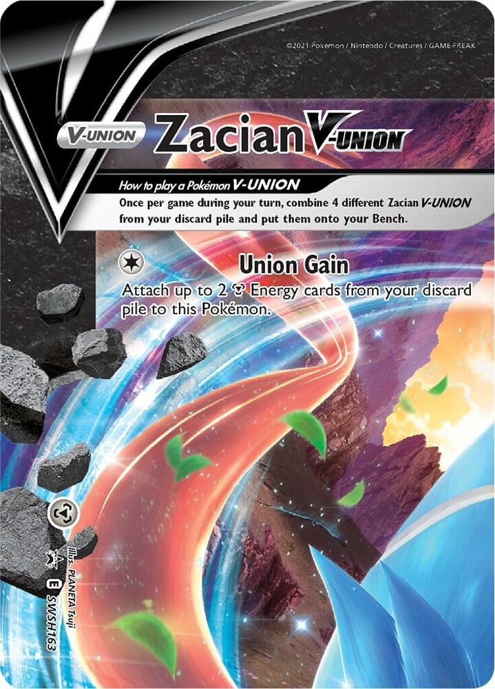 Zacian V UNION SWSH163 (SWSH: Sword & Shield Promo Cards)  - Holofoil | Good Games Adelaide SA
