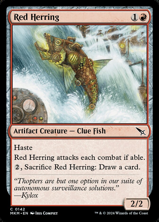 Red Herring 142 (Murders at Karlov Manor)  - Foil | Good Games Adelaide SA