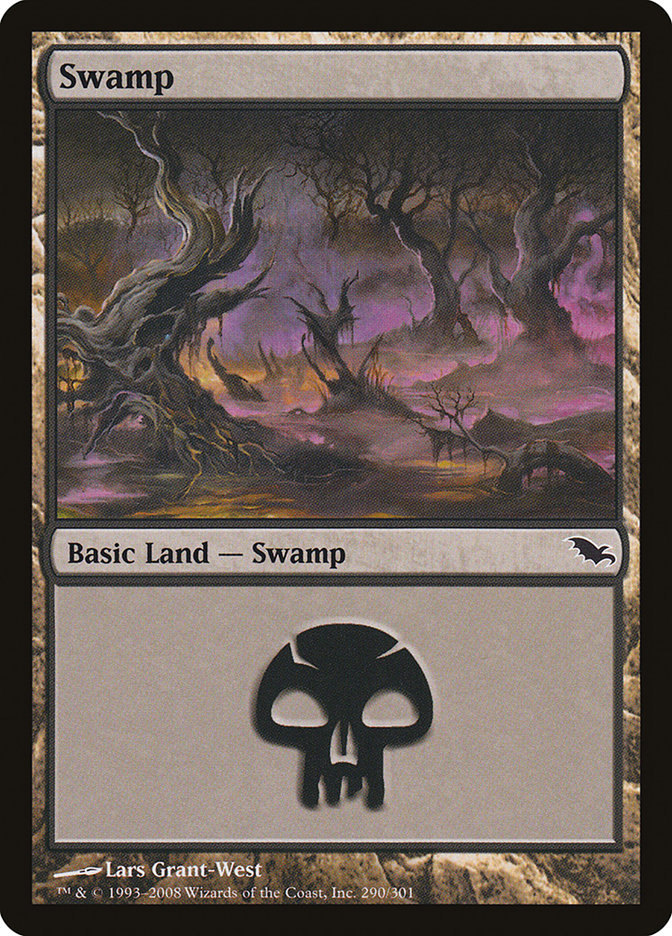 Swamp (290) [Shadowmoor] | Good Games Adelaide SA