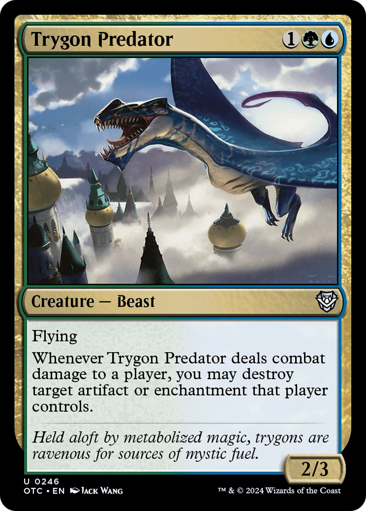 Trygon Predator [Outlaws of Thunder Junction Commander] | Good Games Adelaide SA