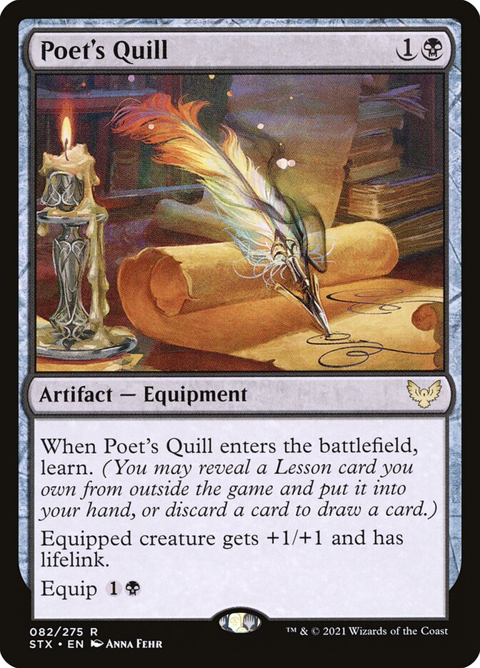 Poets Quill 82 (Strixhaven: School of Mages)  - Foil | Good Games Adelaide SA