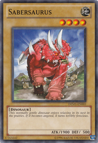 Sabersaurus [DEM1-EN003] Common | Good Games Adelaide SA