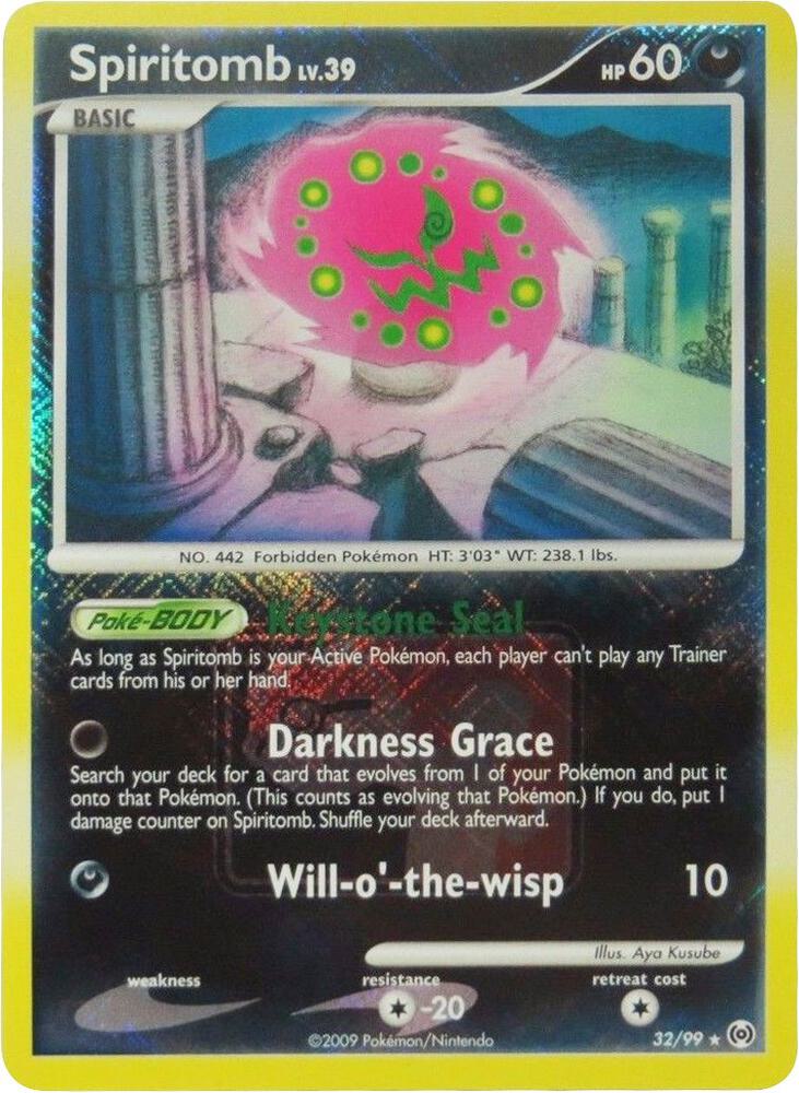 Spiritomb 32 99 League Promo 032/099 (League & Championship Cards)  - Reverse Holofoil | Good Games Adelaide SA