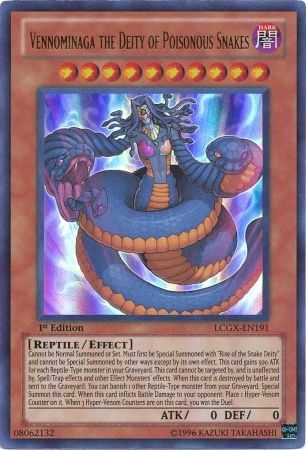Vennominaga the Deity of Poisonous Snakes [LCGX-EN191] Ultra Rare | Good Games Adelaide SA