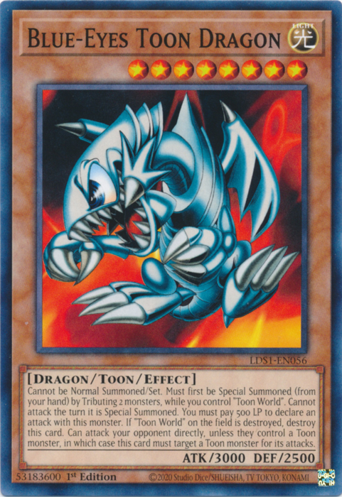 Blue-Eyes Toon Dragon [LDS1-EN056] Common | Good Games Adelaide SA