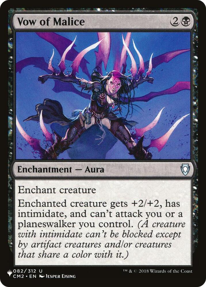 Vow of Malice 082/312 (The List Reprints)  | Good Games Adelaide SA