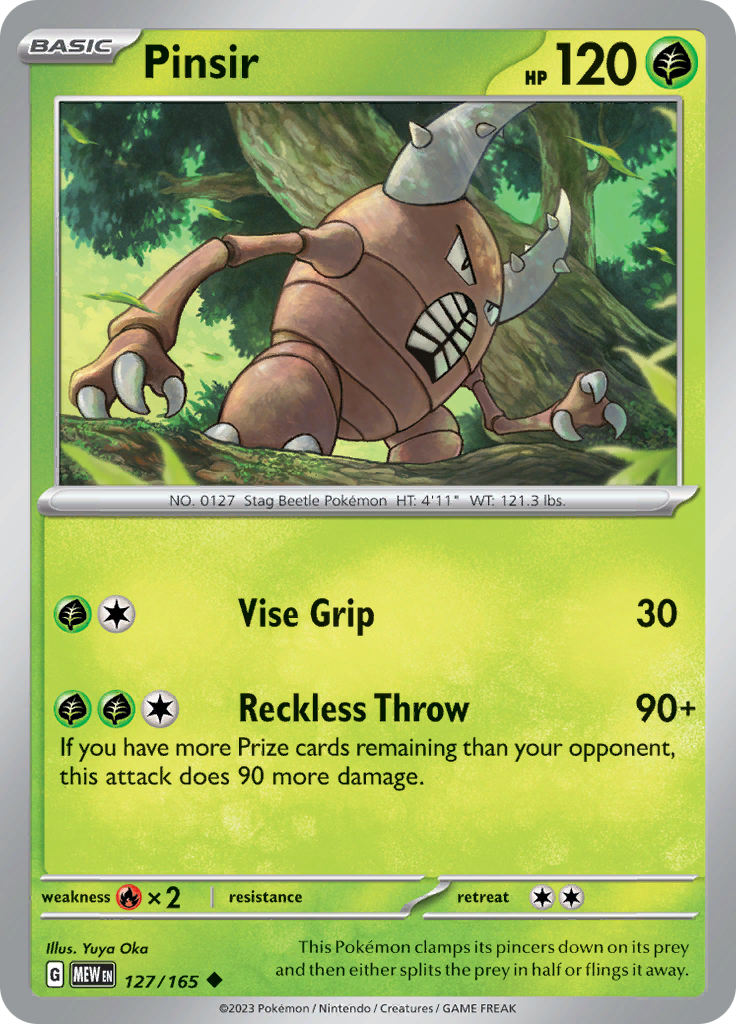Pinsir (127/165) [Scarlet & Violet: 151] | Good Games Adelaide SA