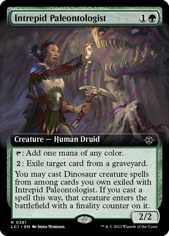 Intrepid Paleontologist 381 (The Lost Caverns of Ixalan)  - Foil | Good Games Adelaide SA