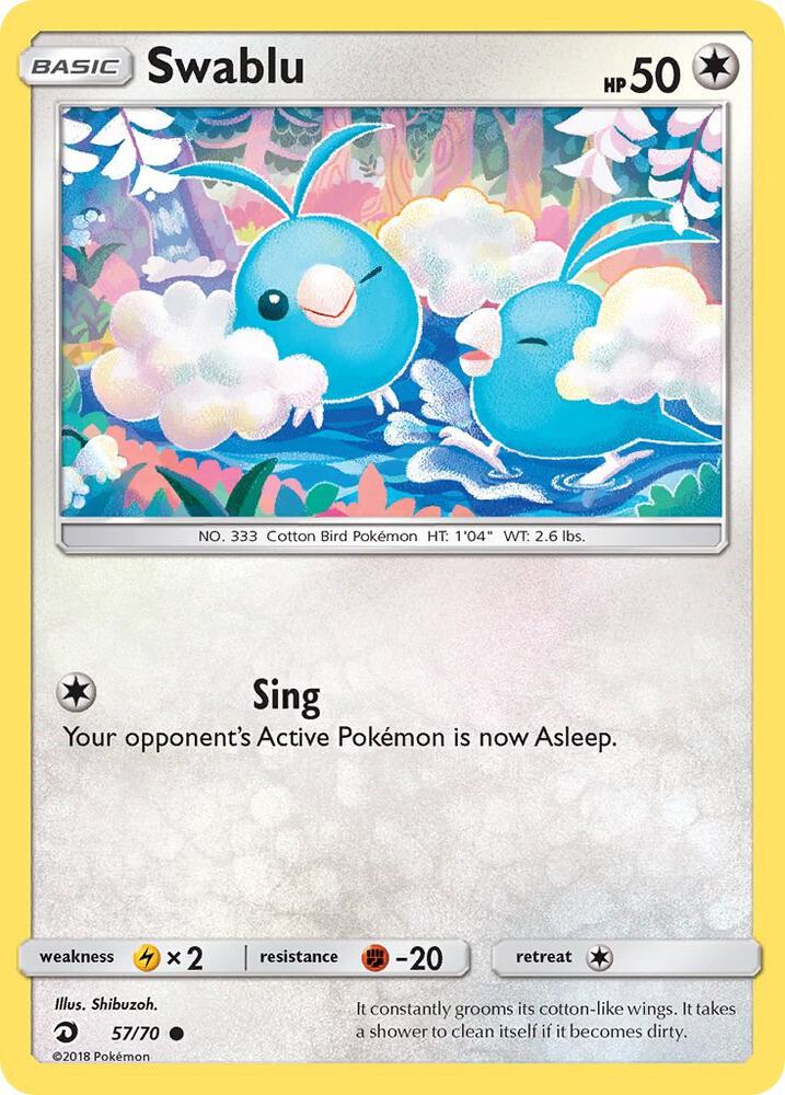 Swablu 57/70 (Dragon Majesty)  | Good Games Adelaide SA