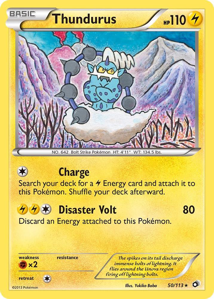 Thundurus 50/113 (Legendary Treasures)  - Holofoil | Good Games Adelaide SA