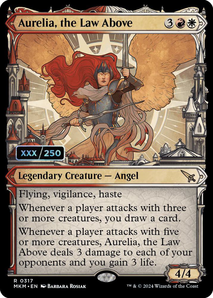 Aurelia, the Law Above Serialized 317 (Murders at Karlov Manor)  - Foil | Good Games Adelaide SA