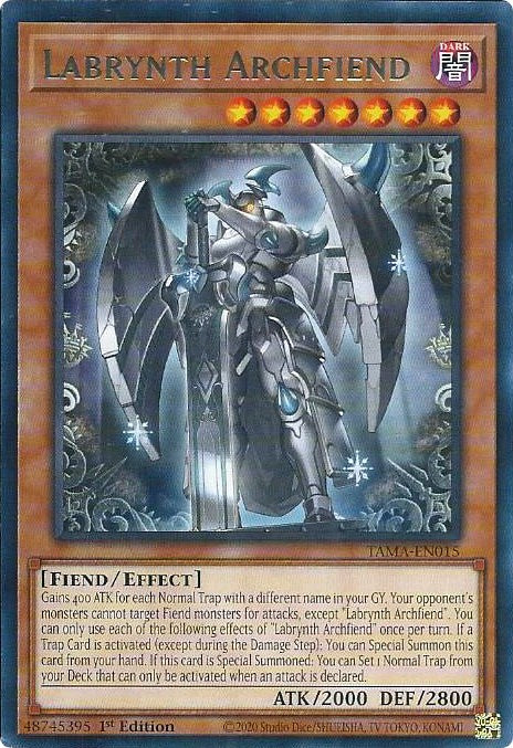 Labrynth Archfiend [TAMA-EN015] Rare | Good Games Adelaide SA
