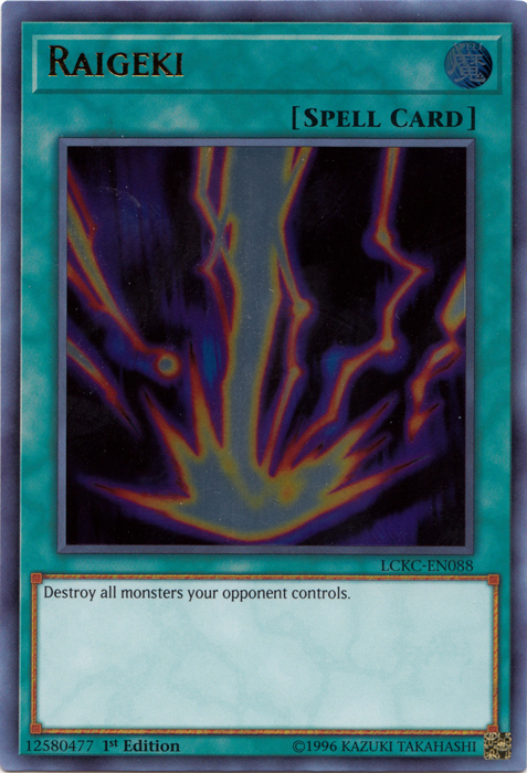 Raigeki [LCKC-EN088] Ultra Rare | Good Games Adelaide SA