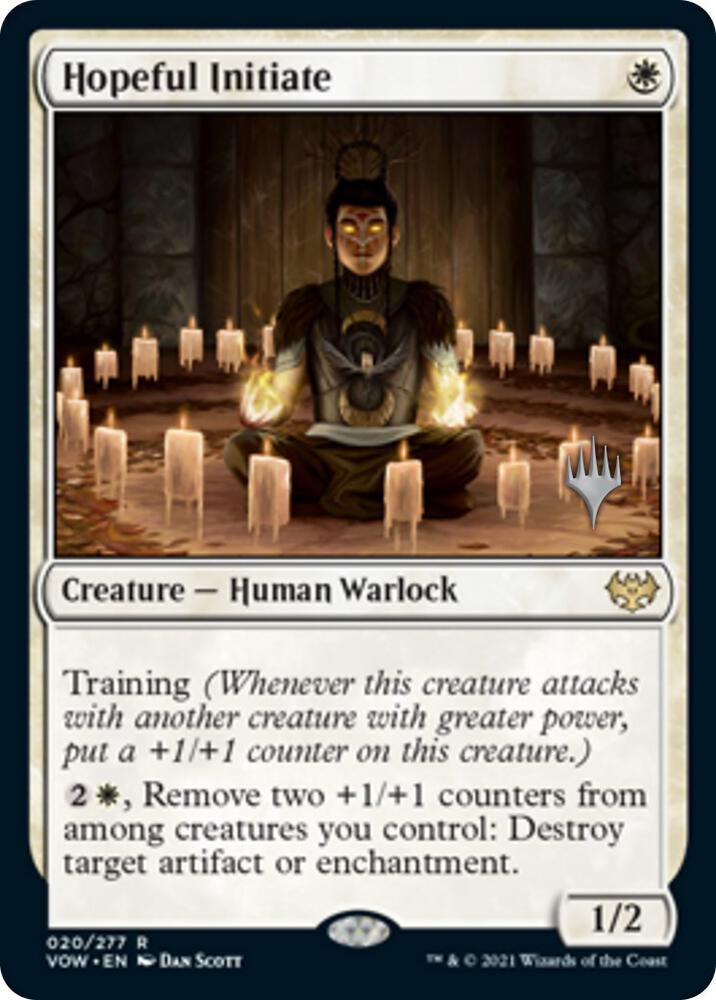 Hopeful Initiate 20 (Promo Pack: March of the Machine)  - Foil | Good Games Adelaide SA