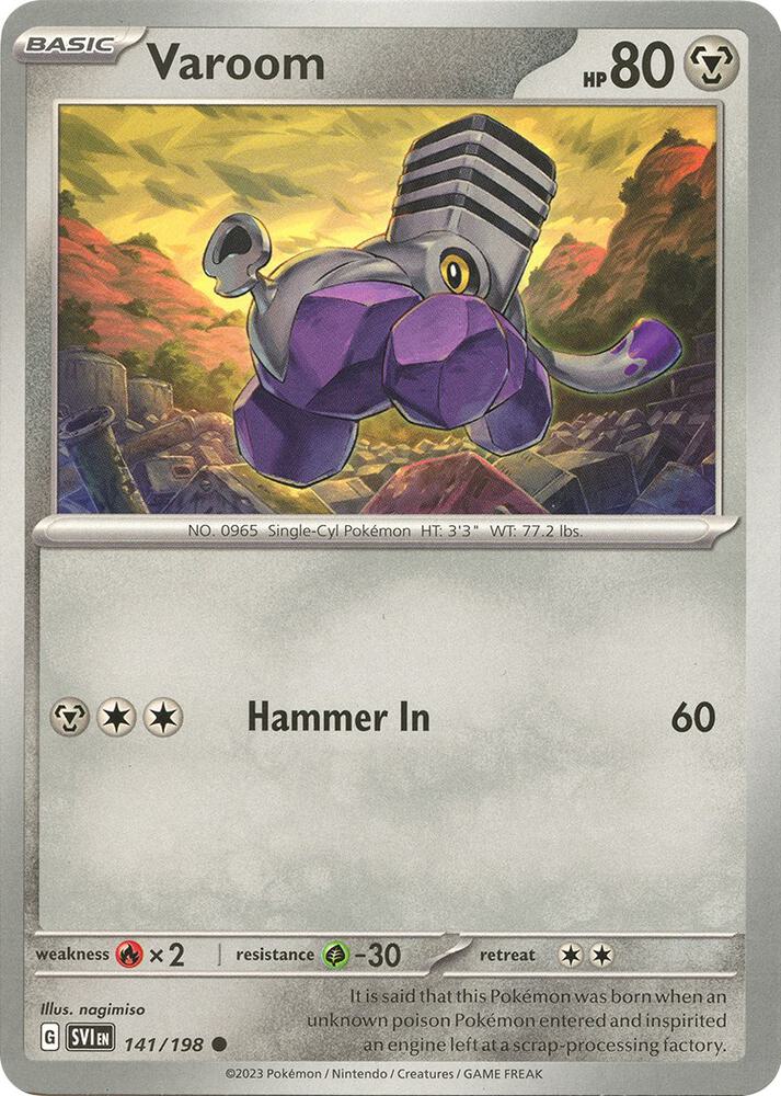 Varoom 141/198 (SV01: Scarlet & Violet Base Set)  | Good Games Adelaide SA