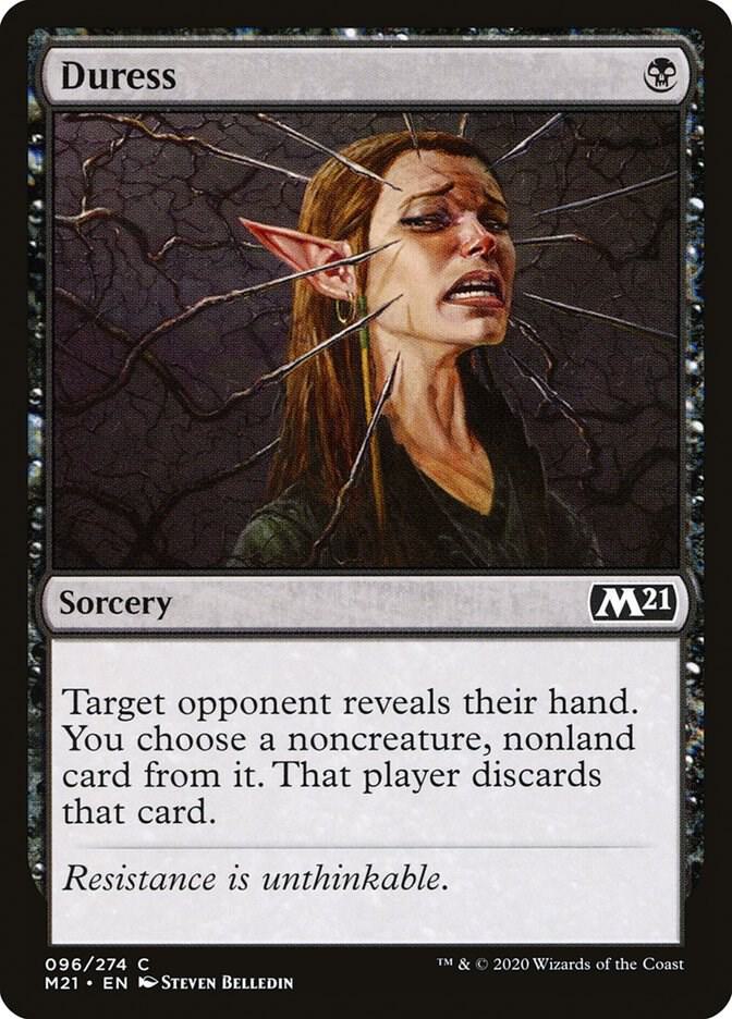 Duress 96 (Core Set 2021)  - Foil | Good Games Adelaide SA