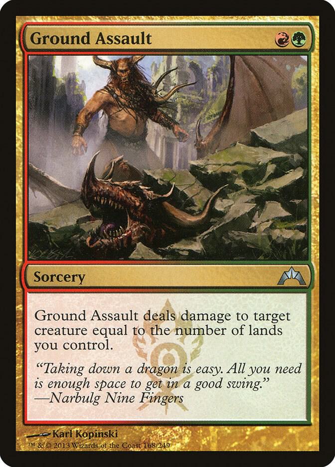Ground Assault 168 (Gatecrash)  - Foil | Good Games Adelaide SA