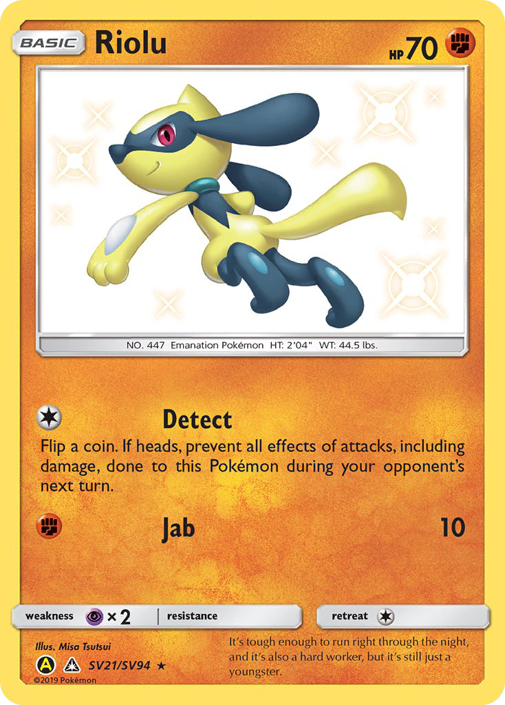 Riolu (SV21/SV94) [Sun & Moon: Hidden Fates - Shiny Vault] | Good Games Adelaide SA