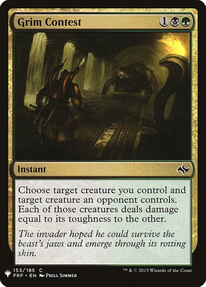 Grim Contest 153 (The List Reprints)  | Good Games Adelaide SA