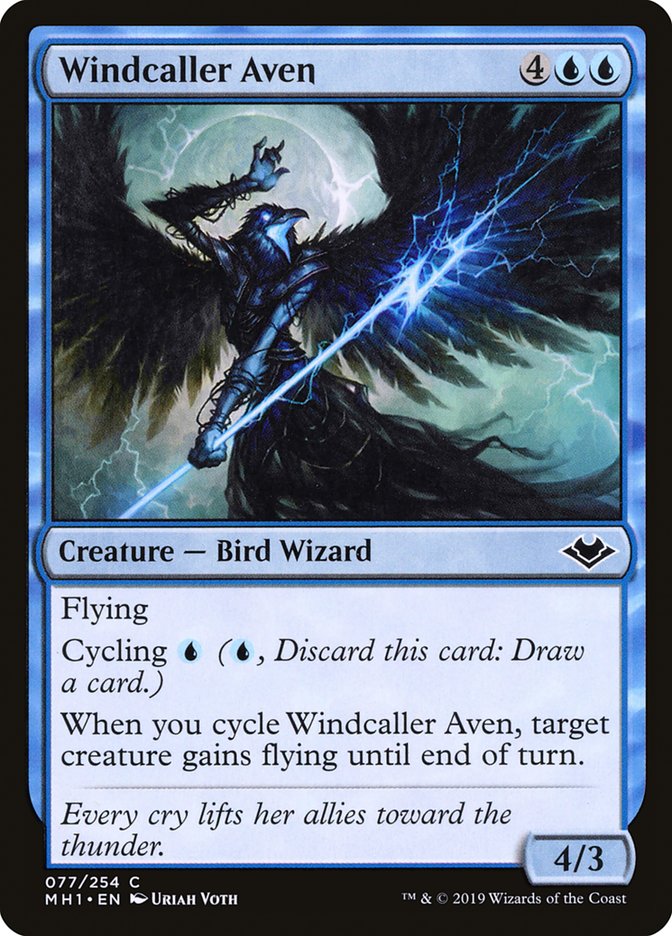 Windcaller Aven [Modern Horizons] | Good Games Adelaide SA
