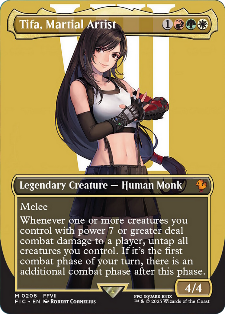 Tifa, Martial Artist (Borderless) [FINAL FANTASY Commander] | Good Games Adelaide SA