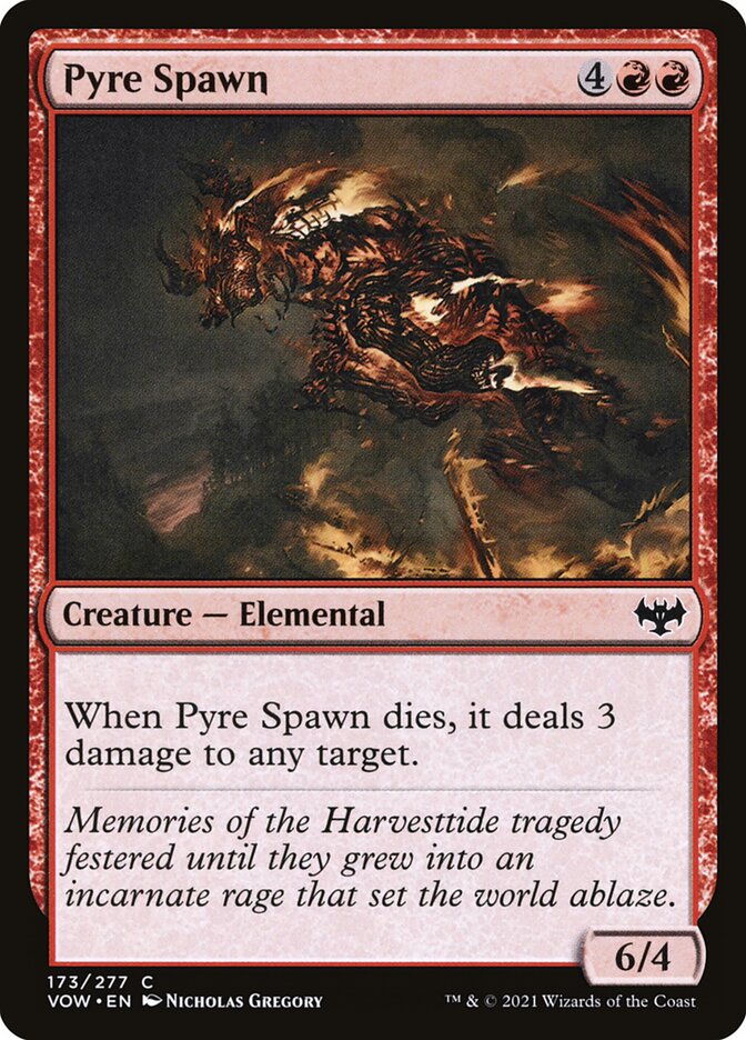 Pyre Spawn 173 (Innistrad: Crimson Vow)  - Foil | Good Games Adelaide SA