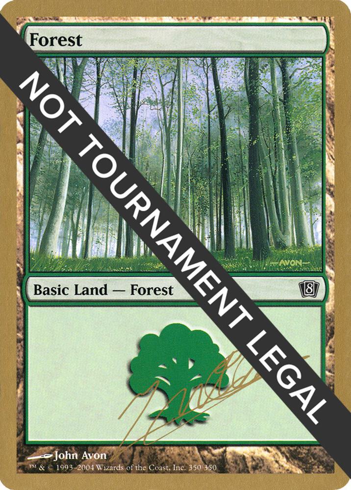 Forest 350 2004 Julien Nuijten 8ED jn350/103 (World Championship Decks)  | Good Games Adelaide SA