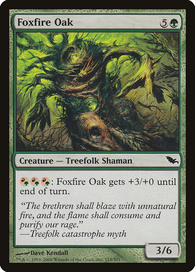 Foxfire Oak [Shadowmoor] | Good Games Adelaide SA
