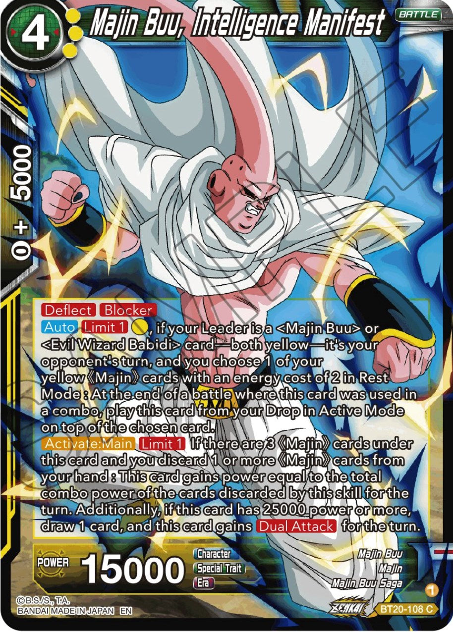 Majin Buu, Intelligence Manifest (BT20-108) [Power Absorbed] | Good Games Adelaide SA